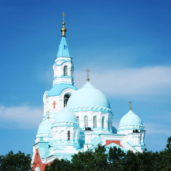 Catedral del monasterio de Valaam en el Valaam . — Foto de Stock