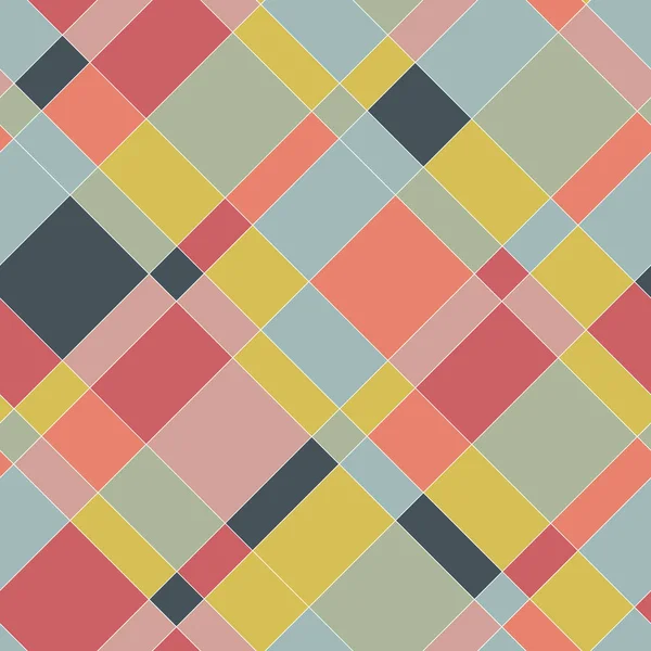 Grafische naadloze patroon. Kleurrijke abstracte plaid. — Stockvector