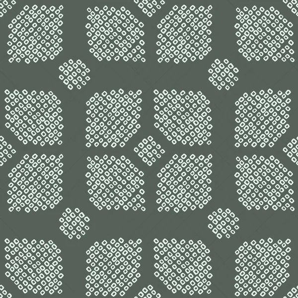 Boho motiv. Japanska Shibori. Seamless mönster. — Stock vektor