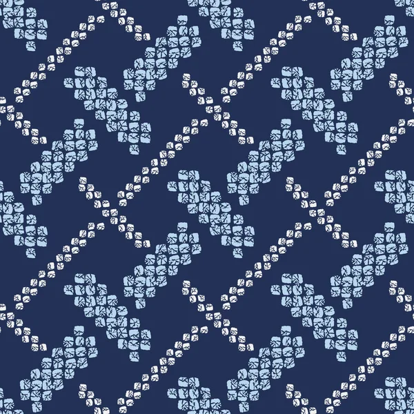 Shibori ornament. Weaving motif. Dark background. — Stock Vector