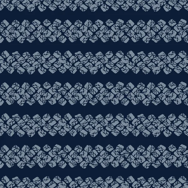 Adorno Shibori japonés. Patrón sin costura asiática . — Vector de stock