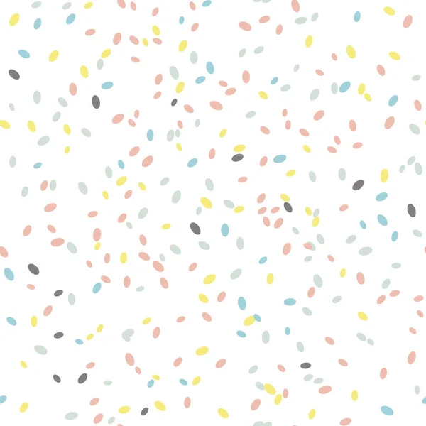 Fondo confeti. Colores pálidos. Patrón sin costura — Vector de stock