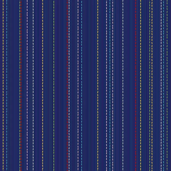 Sashiko motívum. Varrat nélküli textúra. Kimonó mintázat. — Stock Vector