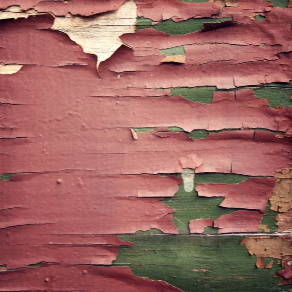 Peinture peeling rose sur le mur Cadre texte pour texte — Photo