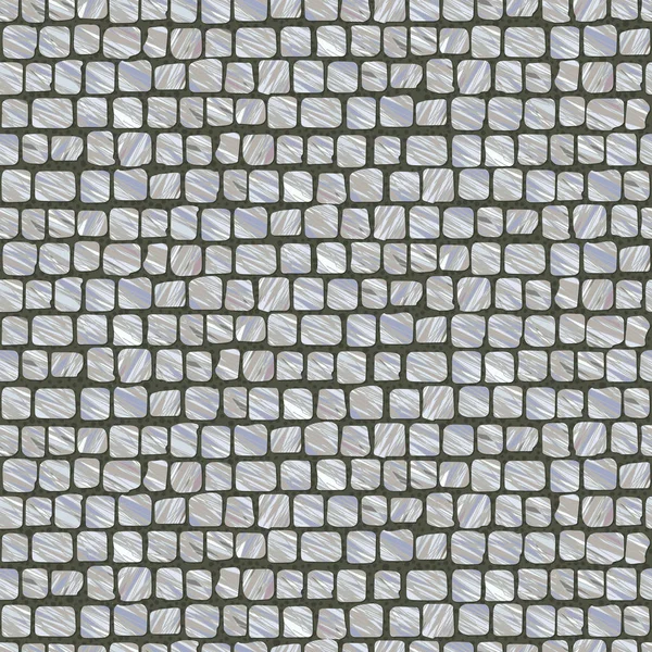 Calle cuadrada pavimento de piedra. Patrón sin costura . — Vector de stock