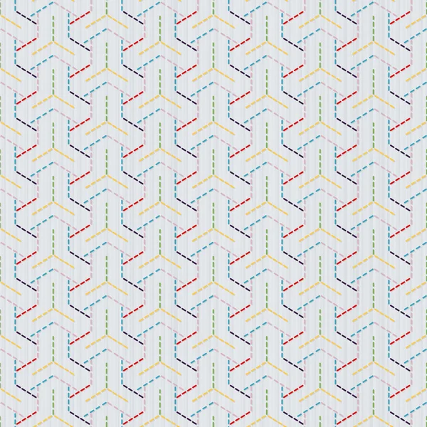 Naadloze patroon. Abstracte Japanse filigraan motief — Stockvector