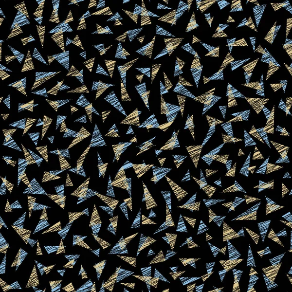 Mørkt mønster med trekanter . – Stock-vektor