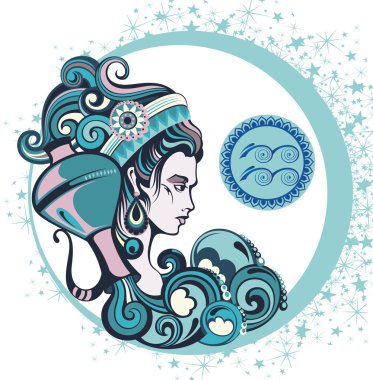 Dekoratif burç Kova