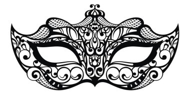 Dantelden güzel maske