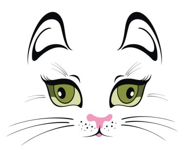 komik kedi illüstrasyon 