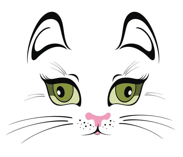 Rolig katt illustration — Stock vektor