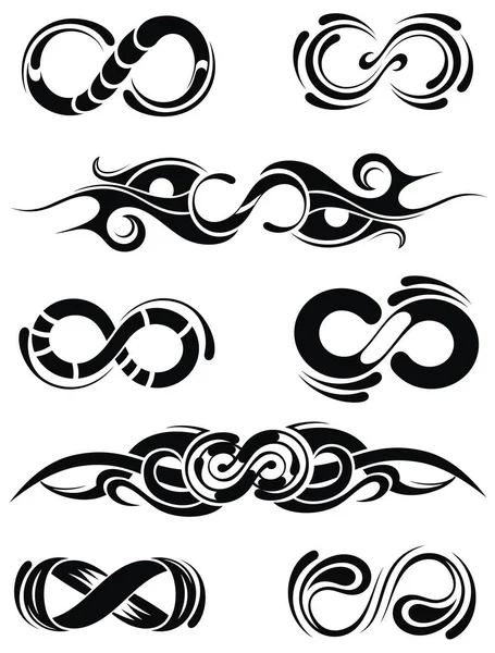 Collection of Infinities — Stock Vector
