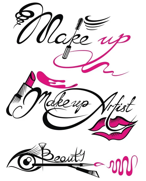 Make-up artiest banners set — Stockvector