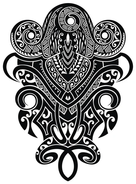 Tatuering Design Tatuering Tribal Vektor Design Konst Tribal Tatuering — Stock vektor