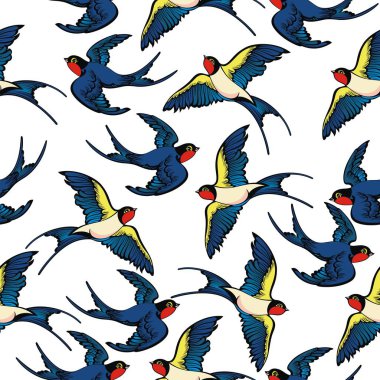 Kuşların yuttuğu desen. Logoyu yut