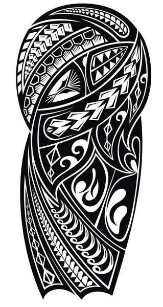 Patrón Tatuaje Estilo Tribal Para Hombro — Archivo Imágenes Vectoriales