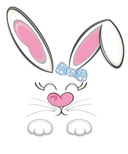 Easter Rabbit Easter Bunny Vector Illustration — Stock Vector