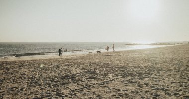 Brighton Beach okyanus. ABD