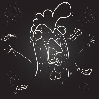 komik ele horoz tüyleri çekin