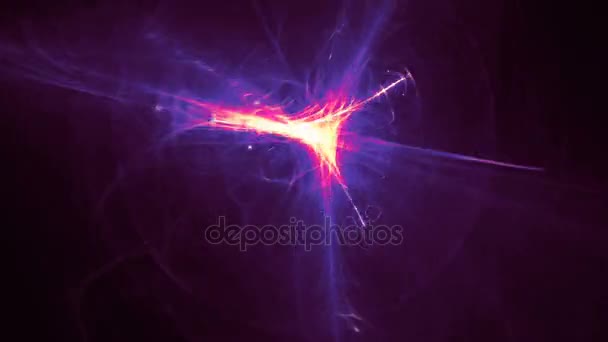 Зацикление абстрактного фона Фиолетовые световые эффекты с размытием движения. Графический эффект для графического дизайна . — стоковое видео