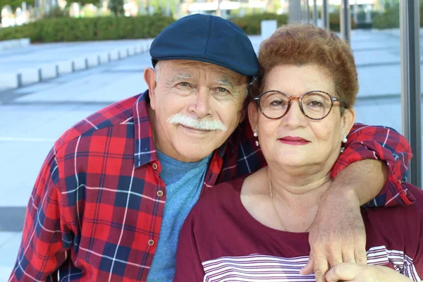 Senior Citizens Love Relationship — Stock Photo, Image