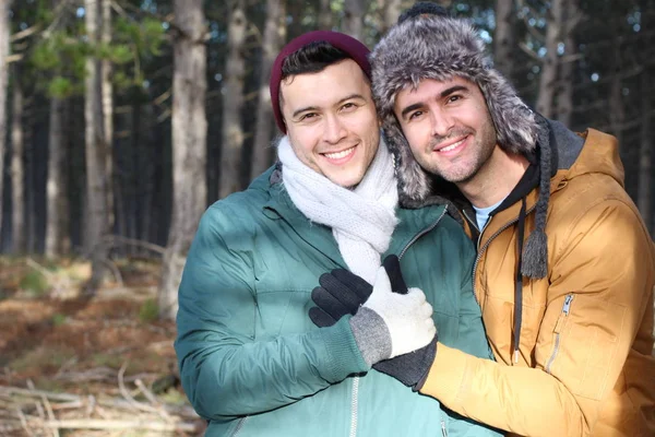 Kopya Alanı Olan Homoseksüel Çiftler — Stok fotoğraf