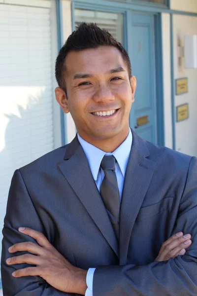 Portrait Confident Asian Lawyer — Stock Photo, Image