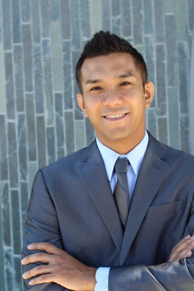 Portrait Confident Asian Lawyer — Stock Photo, Image