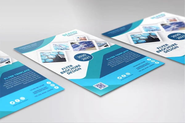 Business Flyer Design Skabelon – Stock-vektor