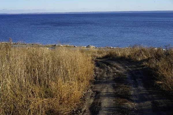 Sonbahar, nehir, mavi, road, göl, görünümü 