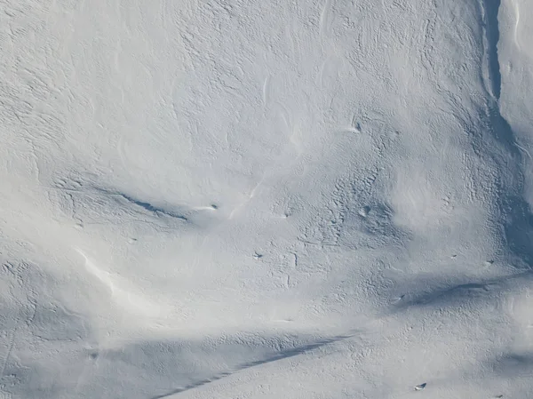 Aerial View Snow Covered Mountain Peak Swiss Alps — 스톡 사진