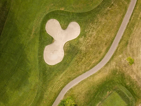 Luchtfoto Van Golfbaan Europa — Stockfoto