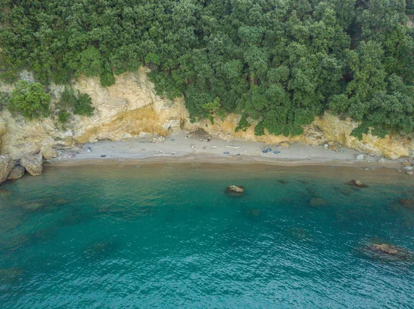 Kıyı Deniz Tabanının Havadan Görünüşü — Stok fotoğraf