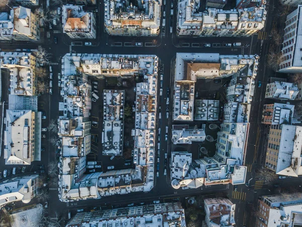 Вид Сверху Городские Здания Воздуха — стоковое фото