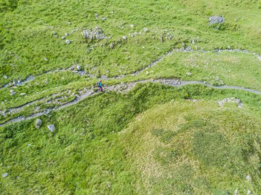 Yürüyüş yolunun hava görüntüsü