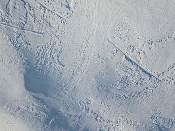 Flygfoto Över Snötäckta Bergstoppar Schweiziska Alperna — Stockfoto