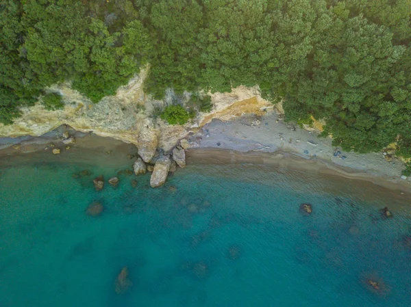 Вид Воздуха Побережье Морское Дно — стоковое фото