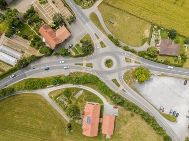 İsviçre, Avrupa kırsal kesiminin havadan görünüşü