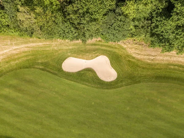 Vista Aérea Campo Golfe Europa — Fotografia de Stock