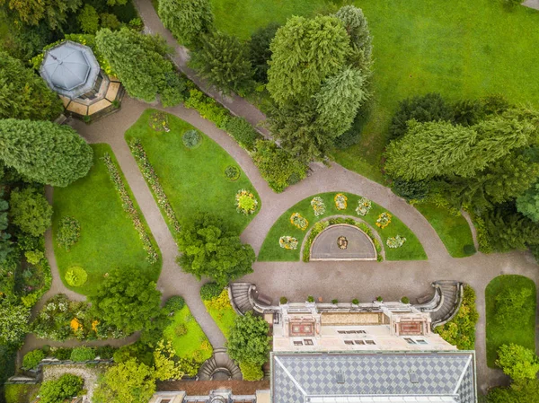 Aerial View Greenhouse Park — Stock Photo, Image