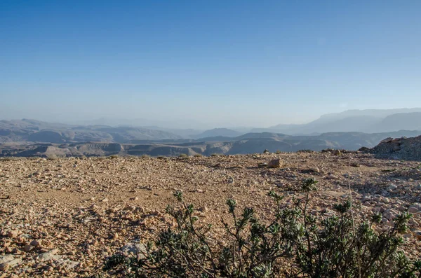 Βραδινό Φως Στα Βουνά Του Ομάν — Φωτογραφία Αρχείου