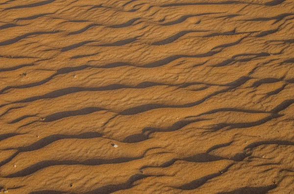 Піщані Дюни Вітрами Пустелі Вахіба — стокове фото