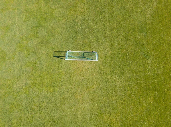 Sviçre Futbol Için Havadan Yeşil Alan Görüntüsü — Stok fotoğraf
