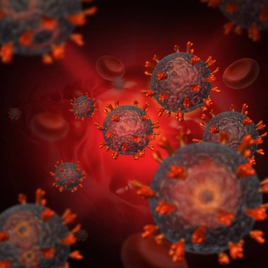 Koronavirüs konsepti Asya gribi salgını ve koronavirüs salgını için sorumludur..