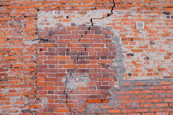 Retro ceglana ściana stara faktura, świetny design do wszelkich celów. — Zdjęcie stockowe