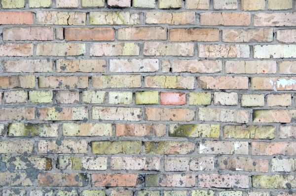 Pared de ladrillo retro textura antigua, gran diseño para cualquier propósito . — Foto de Stock