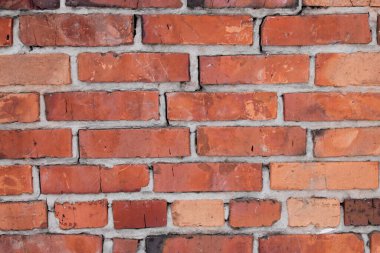 Retro tuğla duvar eski dokusu, her amaç için harika bir tasarım. Gri grunge dokusu.