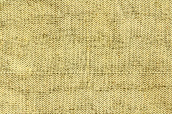 Brun grön linne tyg bomull för tapet design. — Stockfoto