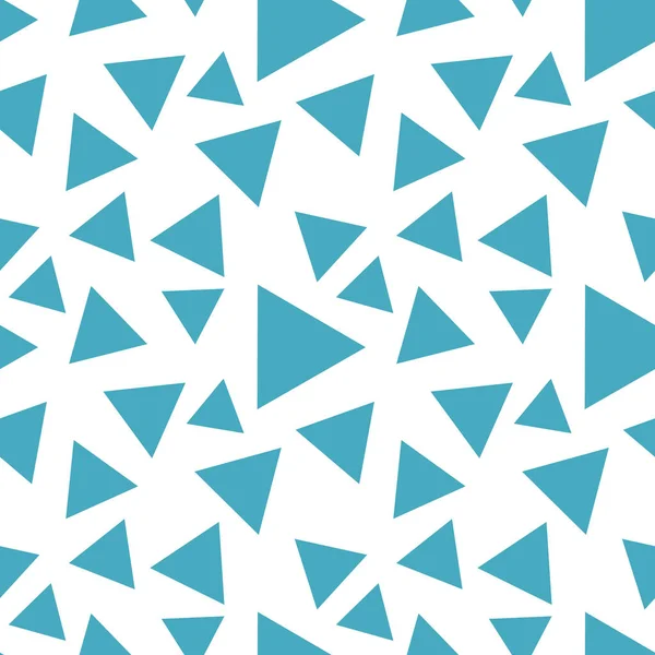 Padrão infinito infinito sem costura de formas triangulares azuis geométricas. Desenho para papel de embrulho, tecido, papel de parede — Fotografia de Stock