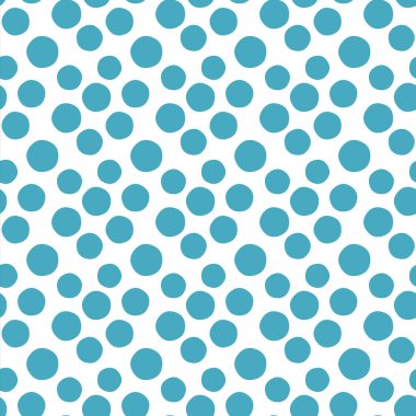 Kusursuz sonsuz sonsuz geometrik mavi daire şekilleri. Ambalaj kağıdı, kumaş, duvar kağıdı çizimi